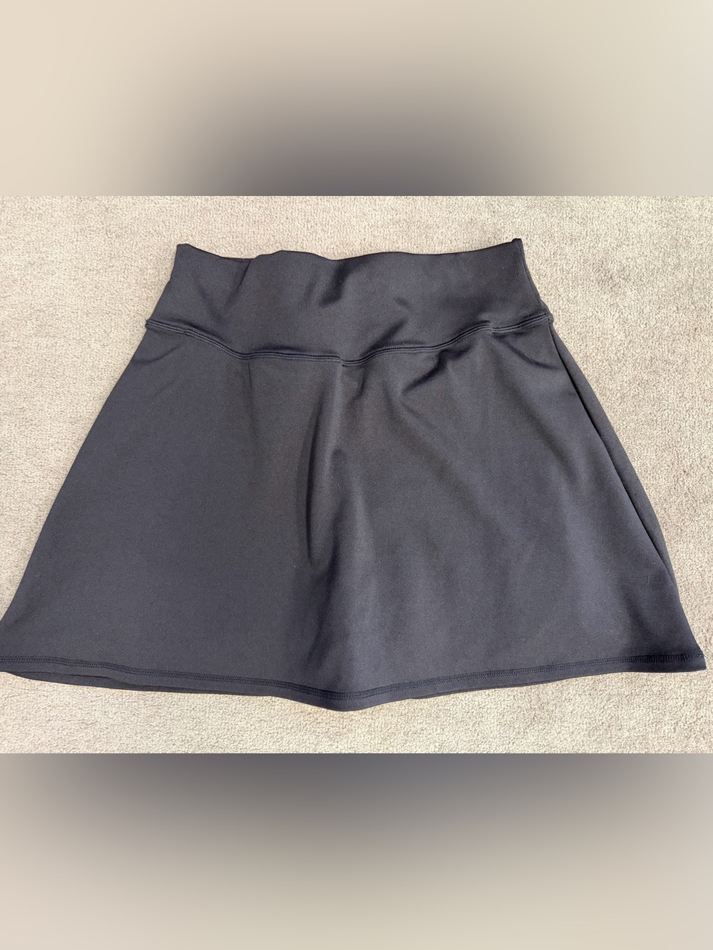 Level Up Active Women's Black Golf Tennis Skort Built-In Shorts Pockets M